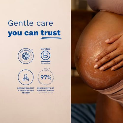 Mustela Maternity Stretch Marks Set – Natural Pregnancy Skincare, EWG Verified, Fragrance-Free (Cream & Oil, 2 Count) Avelisse