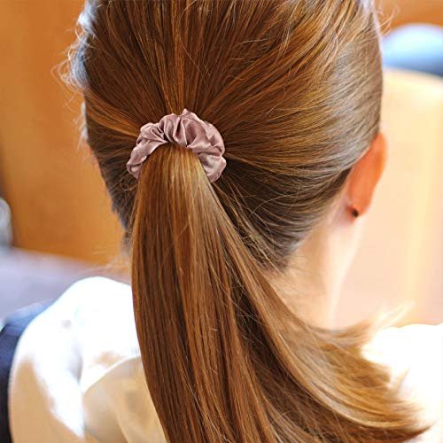 Hanaive 48 Pieces Satin Silk Scrunchies – Gentle Elastic Hair Bands for Women and Girls, Multicolor - görsel 12