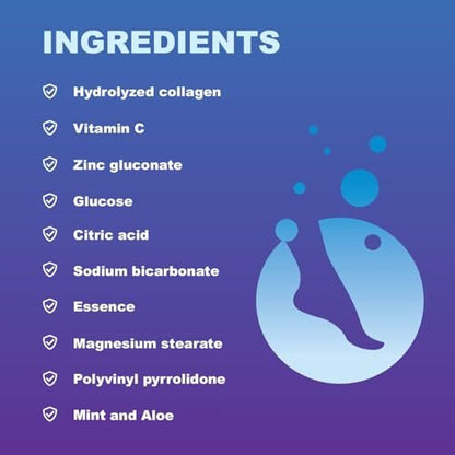 Diabetic Foot Soak Effervescent Tablets – Anti-Swelling, Rehydrating Foot Care with Essential Nutrients, 96 Tablets (3 Tubes) by Nerve Spa Avelisse