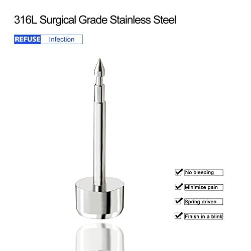YASPIT Professional Ear Piercing Gun Kit – Hypoallergenic Stainless Steel Self Piercing Tool for Salon or Home Use - görsel 5