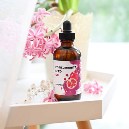 Premium Nature Pomegranate Seed Face Oil - 100% Pure Unrefined Cold Pressed, 4 oz Avelisse