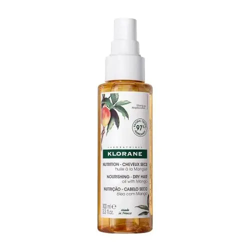 Klorane Nourishing Dry Hair Oil with Mango – Hydrating & Protecting Bi-Phase Spray for Dry Hair, Vegan & Paraben-Free Avelisse