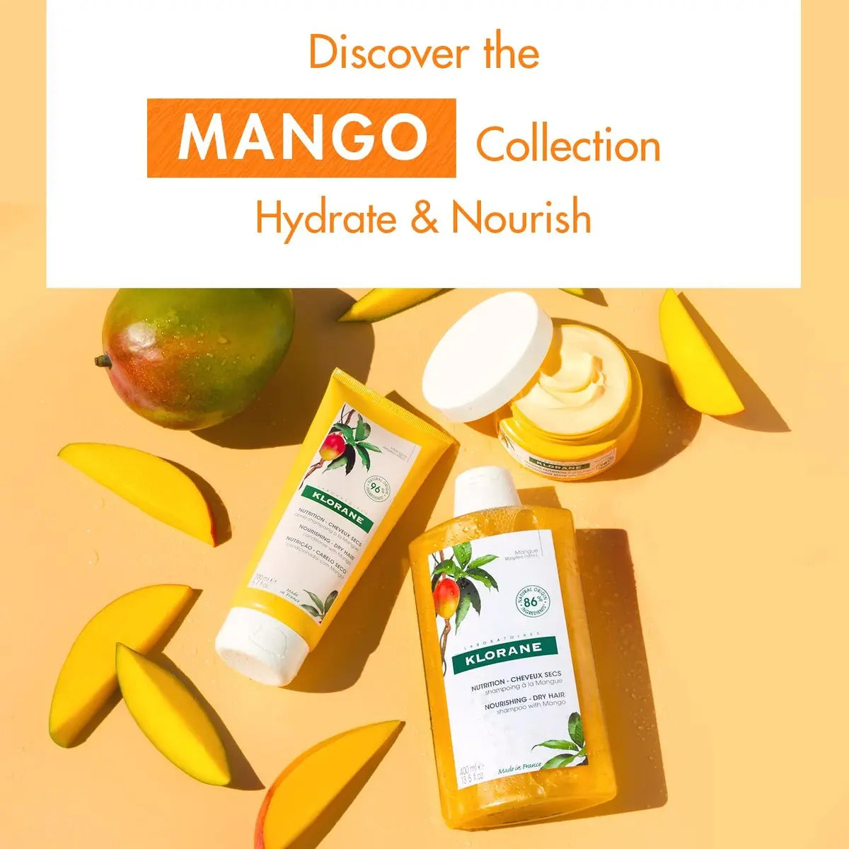 Klorane Nourishing Dry Hair Oil with Mango – Hydrating & Protecting Bi-Phase Spray for Dry Hair, Vegan & Paraben-Free Avelisse