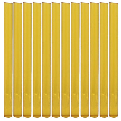 12Pcs Professional Hair Extensions Sticks - Yellow Hot Glue Adhesive for Wig & Hair Extension Application