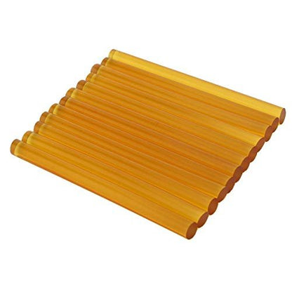12Pcs Professional Hair Extensions Sticks - Yellow Hot Glue Adhesive for Wig & Hair Extension Application