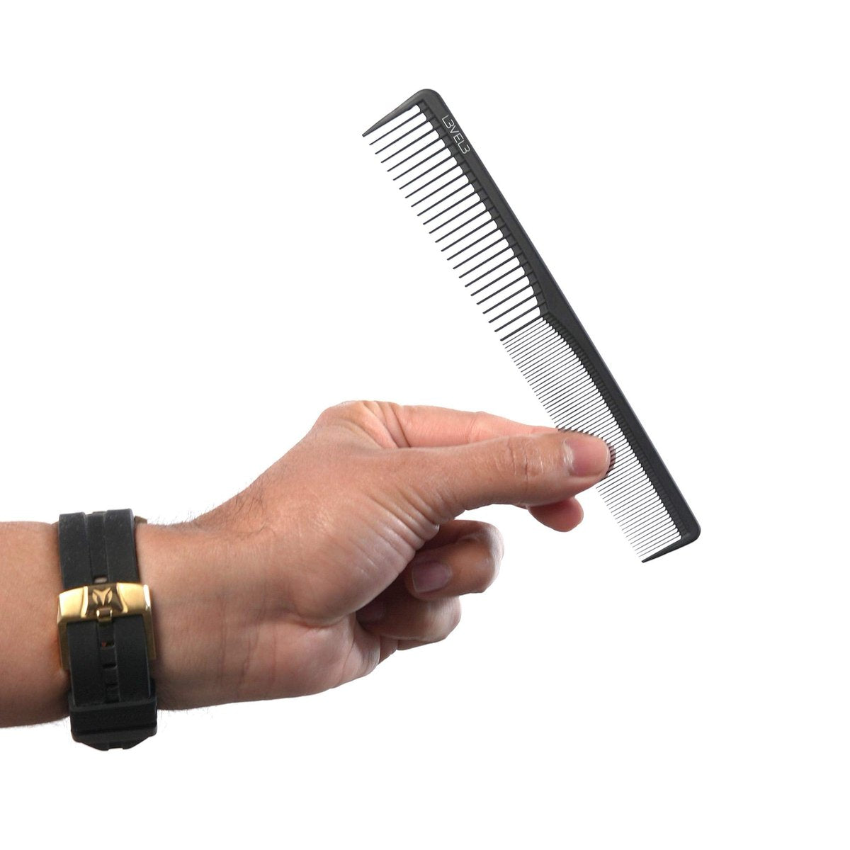 L3 Carbon Comb Set - Professional Salon & Barbershop Quality for Hair Stylists - görsel 3