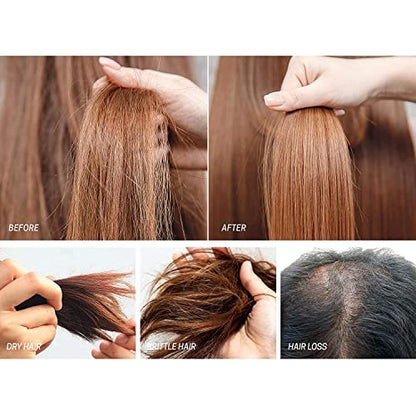 Luv Me Care Biotin Hair Growth Oil – Natural Serum for Thicker, Longer, Fuller Hair | Prevents Hair Loss & Thinning | Vitamin-Rich Treatment for Women & Men, All Hair Types (1.7 oz) Avelisse