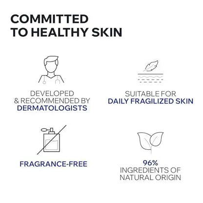 Uriage Cica-Daily Repairing Gel-Cream for Face - Ultra-Light Moisturizer with Prebiotic, Centella Asiatica & D-Panthenol, Paraben-Free, Non-Comedogenic Avelisse