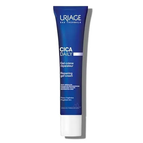 Uriage Cica-Daily Repairing Gel-Cream for Face - Ultra-Light Moisturizer with Prebiotic, Centella Asiatica & D-Panthenol, Paraben-Free, Non-Comedogenic Avelisse