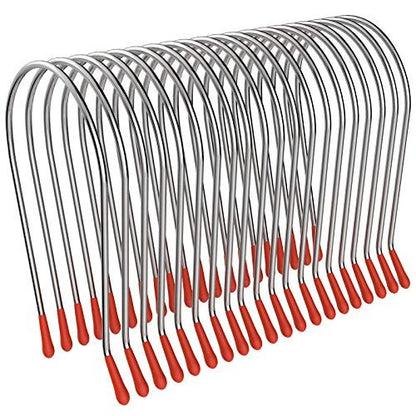 20-Pack Silver Metal Hot Roller Clips Replacement for 2-Inch Hot Rollers