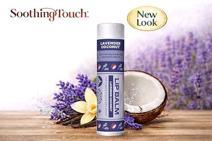 Soothing Touch Vegan Lip Balm (Pack of 4) - Lime & Rose Flavors