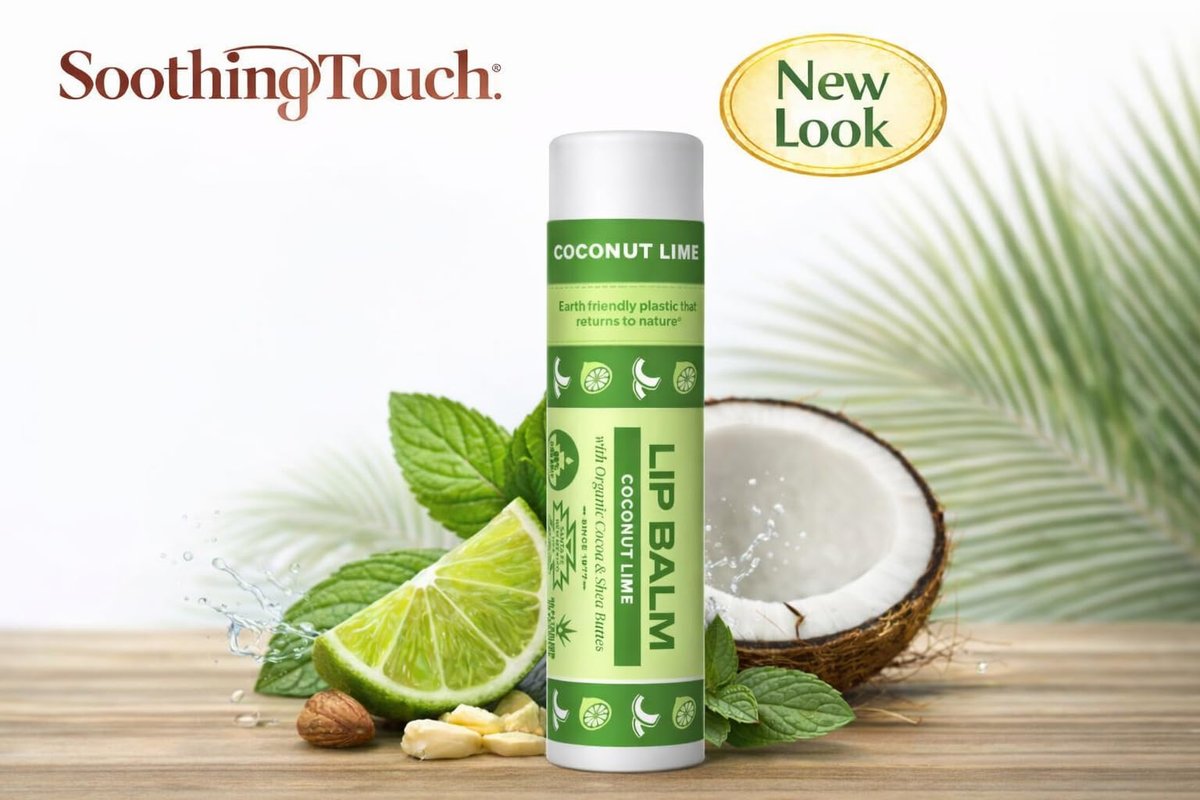 Soothing Touch Vegan Lip Balm (Pack of 4) - Lime & Rose Flavors - görsel 7