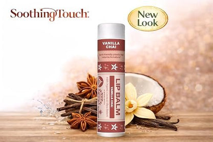 Soothing Touch Vegan Lip Balm (Pack of 4) - Lime & Rose Flavors