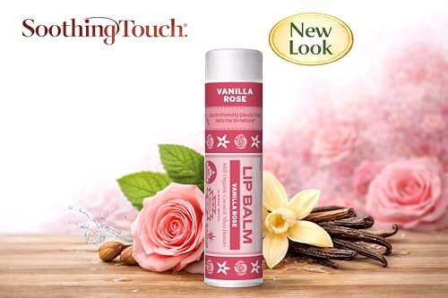 Soothing Touch Vegan Lip Balm (Pack of 4) - Lime & Rose Flavors - görsel 12