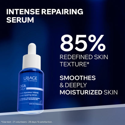 Uriage Cica-Daily Intense Repairing Serum – Prebiotic, Hyaluronic Acid & Centella Asiatica – Boosts Skin Repair – Paraben & Fragrance-Free, Non-Comedogenic Avelisse