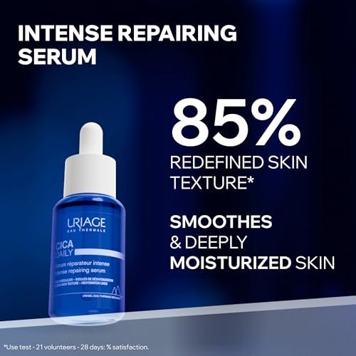 Uriage Cica-Daily Intense Repairing Serum – Prebiotic, Hyaluronic Acid & Centella Asiatica – Boosts Skin Repair – Paraben & Fragrance-Free, Non-Comedogenic Avelisse