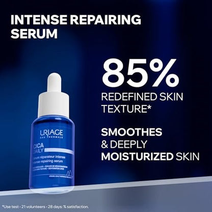 Uriage Cica-Daily Intense Repairing Serum – Prebiotic, Hyaluronic Acid & Centella Asiatica – Boosts Skin Repair – Paraben & Fragrance-Free, Non-Comedogenic Avelisse