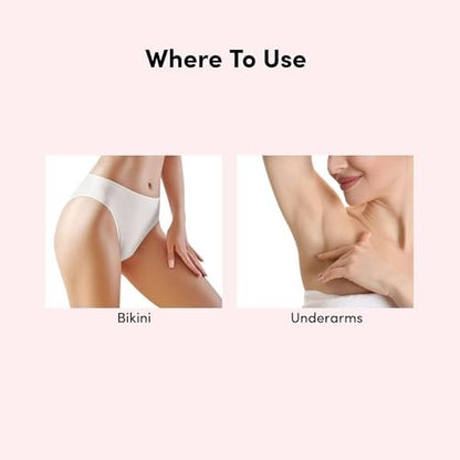 Parissa Natural Bikini Wax Strips Kit - 36 Ready-to-Use Strips for Sensitive Skin, Beginner-Friendly Hair Removal for Bikini & Brazilian Avelisse