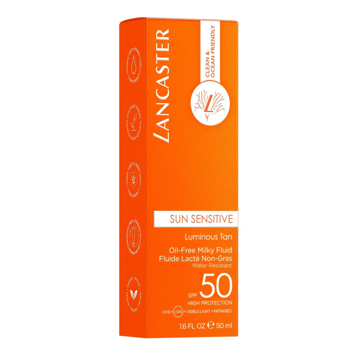 Lancaster Beauty Sun Sensitive Oil-Free Milky Fluid SPF50 – Lightweight Face Sunscreen - görsel 5