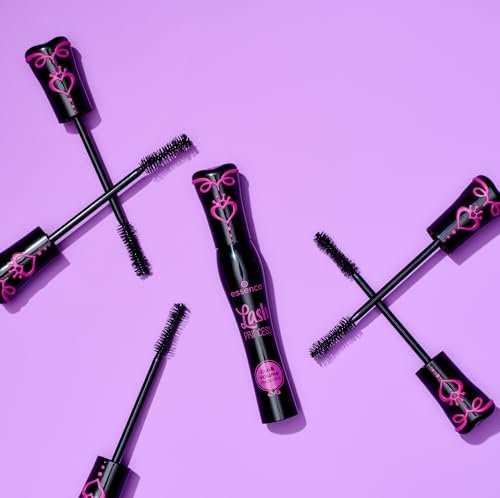 Essence Lash Princess Curl & Volume Mascara - Vegan & Cruelty Free Black Mascara for Dramatic Lashes - görsel 16