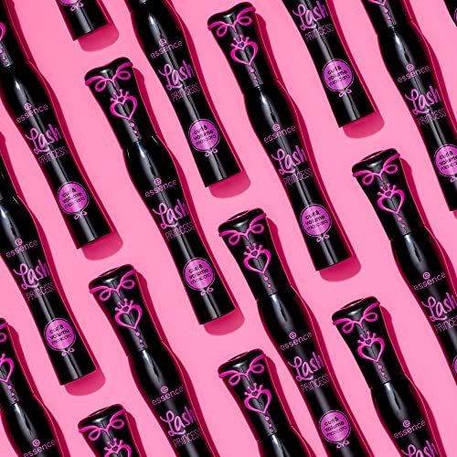 Essence Lash Princess Curl & Volume Mascara - Vegan & Cruelty Free Black Mascara for Dramatic Lashes - görsel 14
