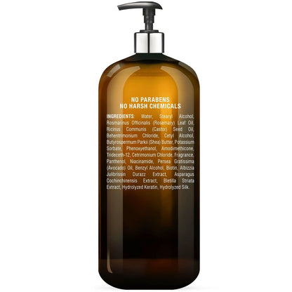 Majestic Pure Biotin Conditioner for Hair Loss - Thickening & Volumizing Conditioner with DHT-3 Blocker, Keratin & Rosemary Oil, Sulfate Free, All Hair Types, 16 fl oz Avelisse