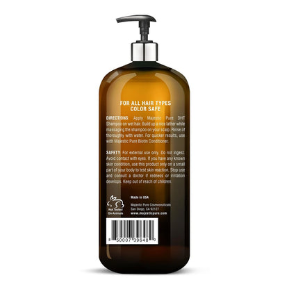Majestic Pure Biotin Conditioner for Hair Loss - Thickening & Volumizing Conditioner with DHT-3 Blocker, Keratin & Rosemary Oil, Sulfate Free, All Hair Types, 16 fl oz Avelisse