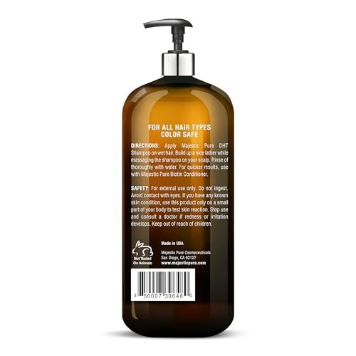 Majestic Pure Biotin Conditioner for Hair Loss - Thickening & Volumizing Conditioner with DHT-3 Blocker, Keratin & Rosemary Oil, Sulfate Free, All Hair Types, 16 fl oz Avelisse
