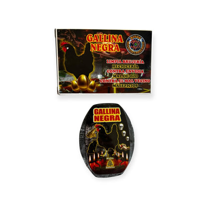 Jabon Gallina Negra (Pollo Negro) Bar Soap for Protection Against Evil Eye, Envy, Witchcraft and Negative Energy - 3.2oz/90gr