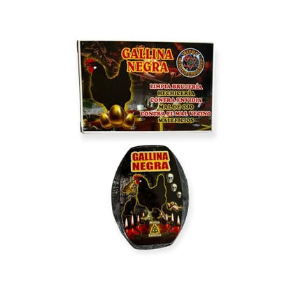 Jabon Gallina Negra (Pollo Negro) Bar Soap for Protection Against Evil Eye, Envy, Witchcraft and Negative Energy - 3.2oz/90gr
