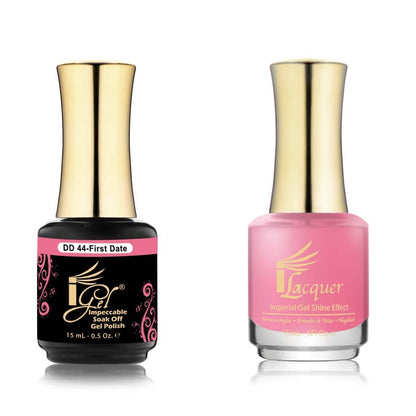 iGel 100% Pure Gel Nail Polish – Dip & Dap Collection (DD044 - First Date) – 2-Pack .5 fl oz