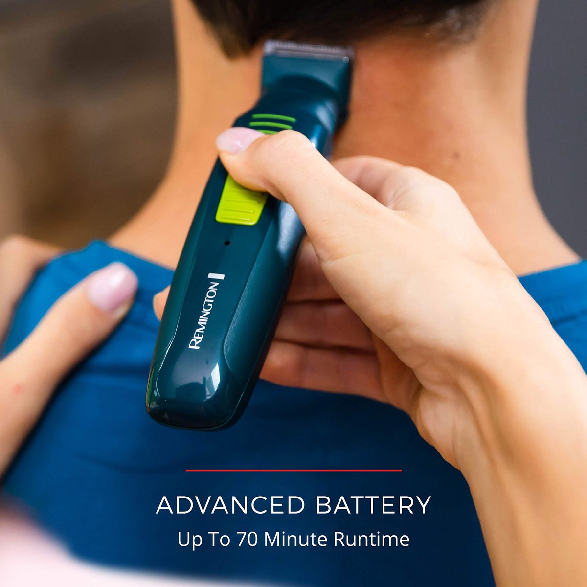 Remington Ultrastyle Rechargeable Total Grooming Kit PG6111 - Teal Green 9-Piece Set Avelisse
