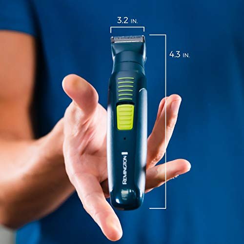 Remington Ultrastyle Rechargeable Total Grooming Kit PG6111 - Teal Green 9-Piece Set Avelisse