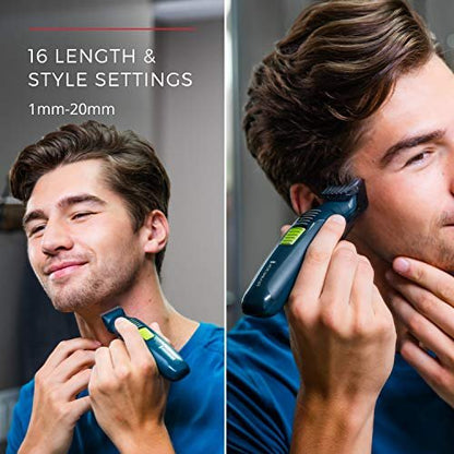Remington Ultrastyle Rechargeable Total Grooming Kit PG6111 - Teal Green 9-Piece Set Avelisse