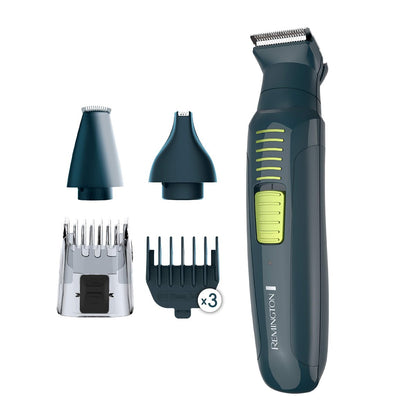 Remington Ultrastyle Rechargeable Total Grooming Kit PG6111 - Teal Green 9-Piece Set Avelisse