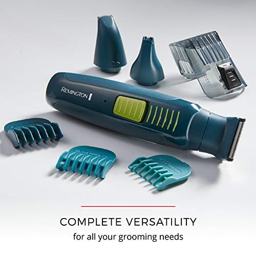 Remington Ultrastyle Rechargeable Total Grooming Kit PG6111 - Teal Green 9-Piece Set Avelisse