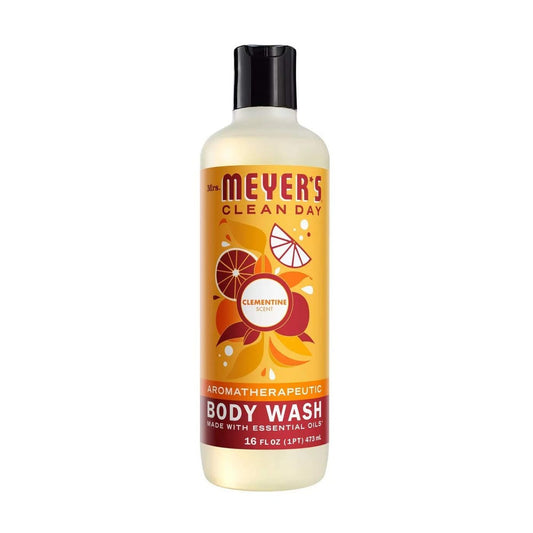 Mrs. Meyer's Clean Day Clementine Body Wash, 16 oz - Gentle & Aromatic