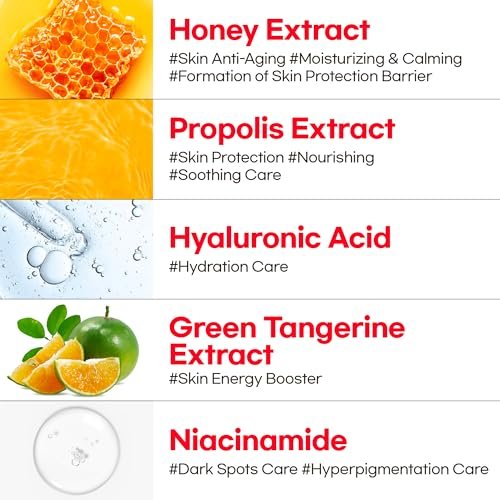 O!GETi Vitamin C Glow Serum Mist - Hydrating & Brightening Facial Mist with Jeju Green Tangerine & Niacinamide, Hypoallergenic Face Spray for Glowing Skin, 2.7 fl.oz Avelisse