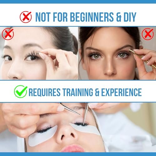 Forabeli Diamond Clear Eyelash Extension Glue – Transparent Lash Adhesive, 1-2 Second Fast Dry, 6 Weeks Retention, for Colored & Brown Lashes, 5ml Avelisse