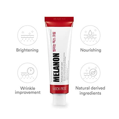 Medi-Peel Melanon X Cream 1.01 oz - Dark Spot Corrector & Brightening Moisturizer for Face, Anti-Aging Korean Skincare Avelisse