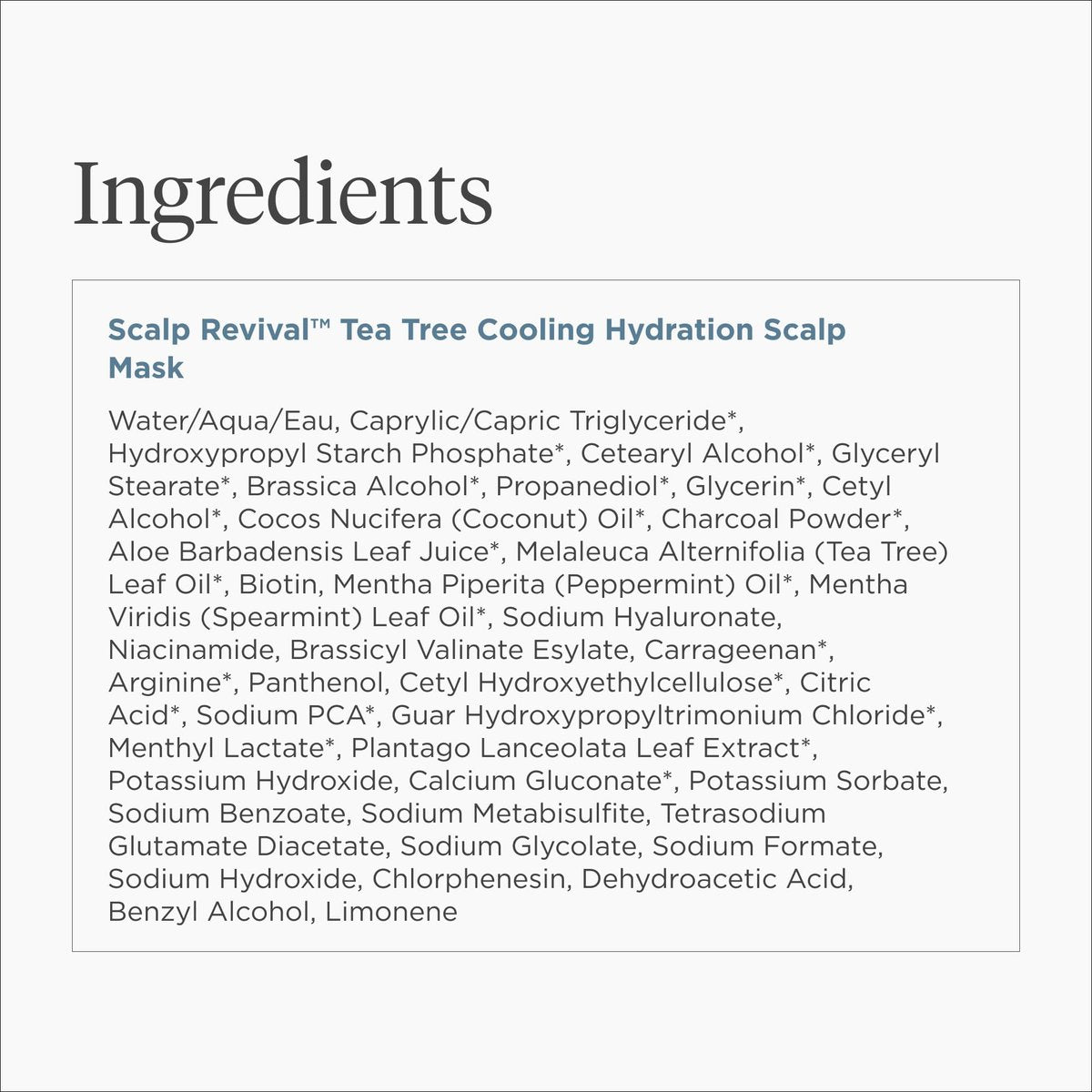 Briogeo Scalp Revival Charcoal + Tea Tree Cooling Hydration Scalp Mask - Weekly Detoxifying & Moisturizing Scalp Treatment for Dry, Flaky, or Itchy Scalp - Vegan & Cruelty Free - 6 oz Avelisse