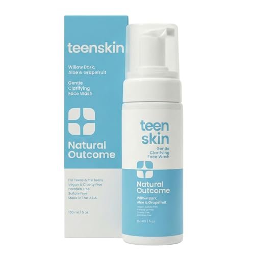 Gentle Foaming Teen Skin Face Wash – Natural Non-Toxic Acne Prevention for Teens, Preteens & Kids | 5 oz - görsel 2