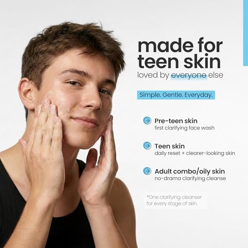 Gentle Foaming Teen Skin Face Wash – Natural Non-Toxic Acne Prevention for Teens, Preteens & Kids | 5 oz - görsel 12