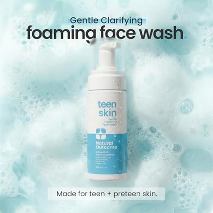 Gentle Foaming Teen Skin Face Wash – Natural Non-Toxic Acne Prevention for Teens, Preteens & Kids | 5 oz