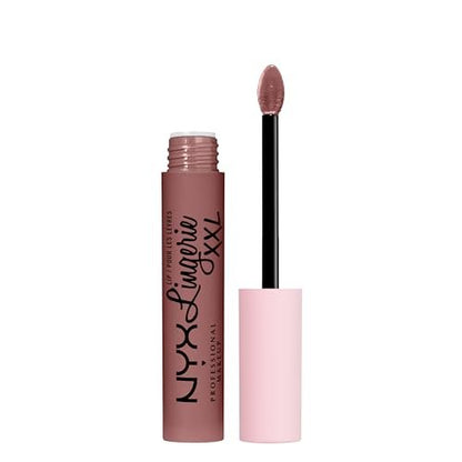 NYX PROFESSIONAL MAKEUP Lip Lingerie XXL Matte Liquid Lipstick - Unhooked (Grey Toned Beige)