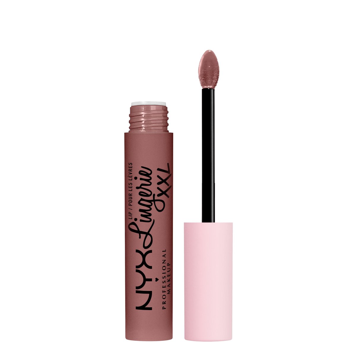 NYX PROFESSIONAL MAKEUP Lip Lingerie XXL Matte Liquid Lipstick - Unhooked (Grey Toned Beige) - görsel 1