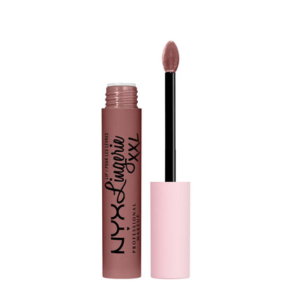 NYX PROFESSIONAL MAKEUP Lip Lingerie XXL Matte Liquid Lipstick - Unhooked (Grey Toned Beige)