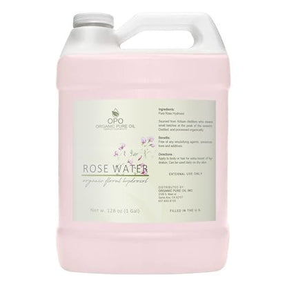 OPO Rose Hydrosol - 128 oz (1 Gallon) - Pure, Steam Distilled, All Natural, Non GMO, Alcohol Free Hydrating Toner & Facial Mist Avelisse