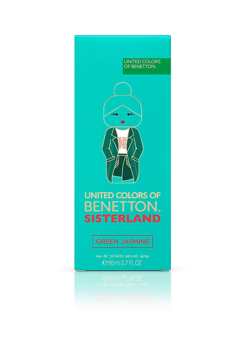 United Colors of Benetton Sisterland Green Jasmine Eau de Toilette Spray 2.7 oz Avelisse