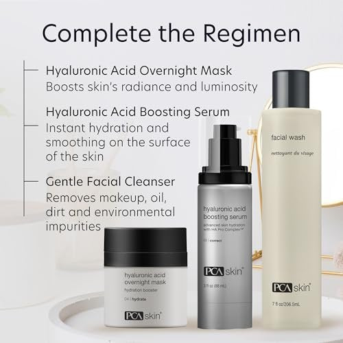 PCA SKIN Overnight Face Mask with Hyaluronic Acid – Brightening & Hydrating Night Mask for Radiant, Youthful Skin (1.8 oz) Avelisse